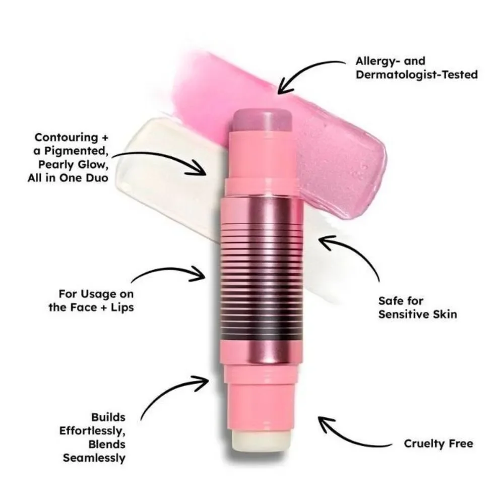 Dibs Beauty GlowTour Duo pH Blush and Contour Stick in Aura